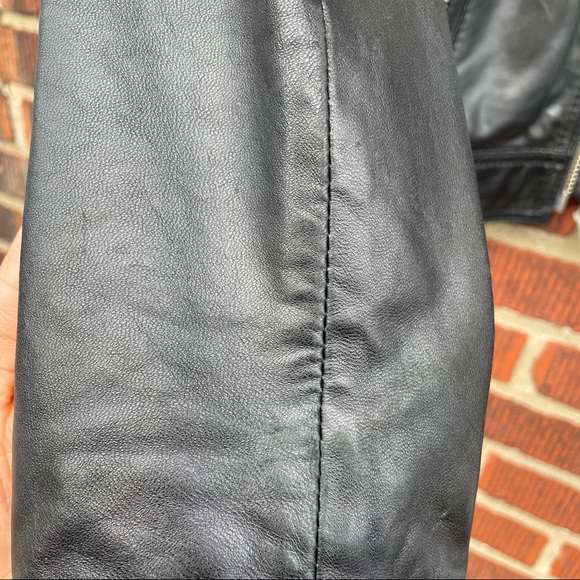 Dolce and Gabbana Lamb Leather Moto Jacket - Picture 11 of 16